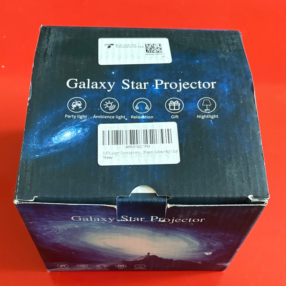 Aperture Black Starry Night Projector